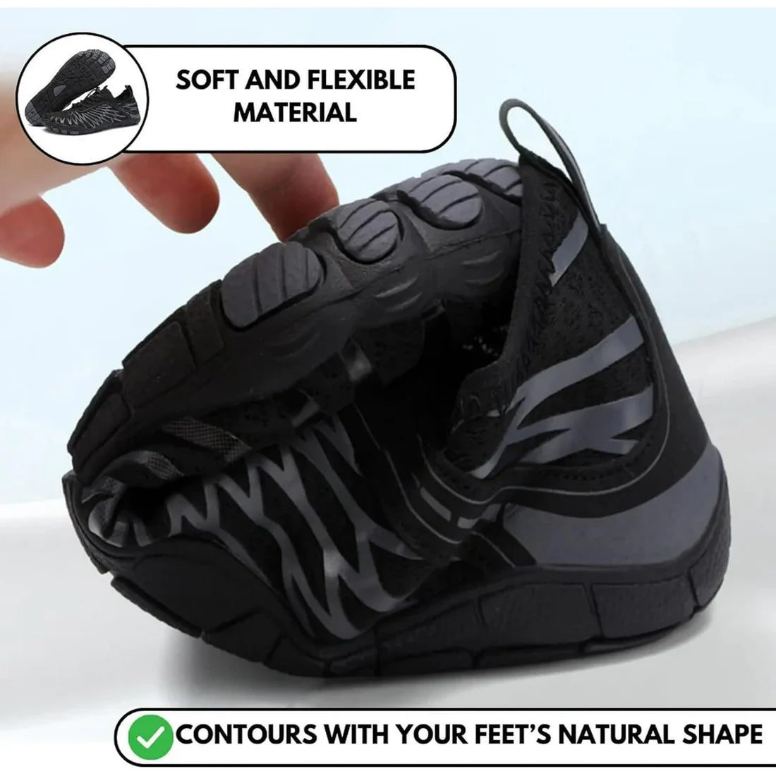 Hike Footwear - Pro-Healthy & Non-Slip Barefoot Shoes for Women & Men - Wide Toe Box Walking Shoes & Hiking Boot
