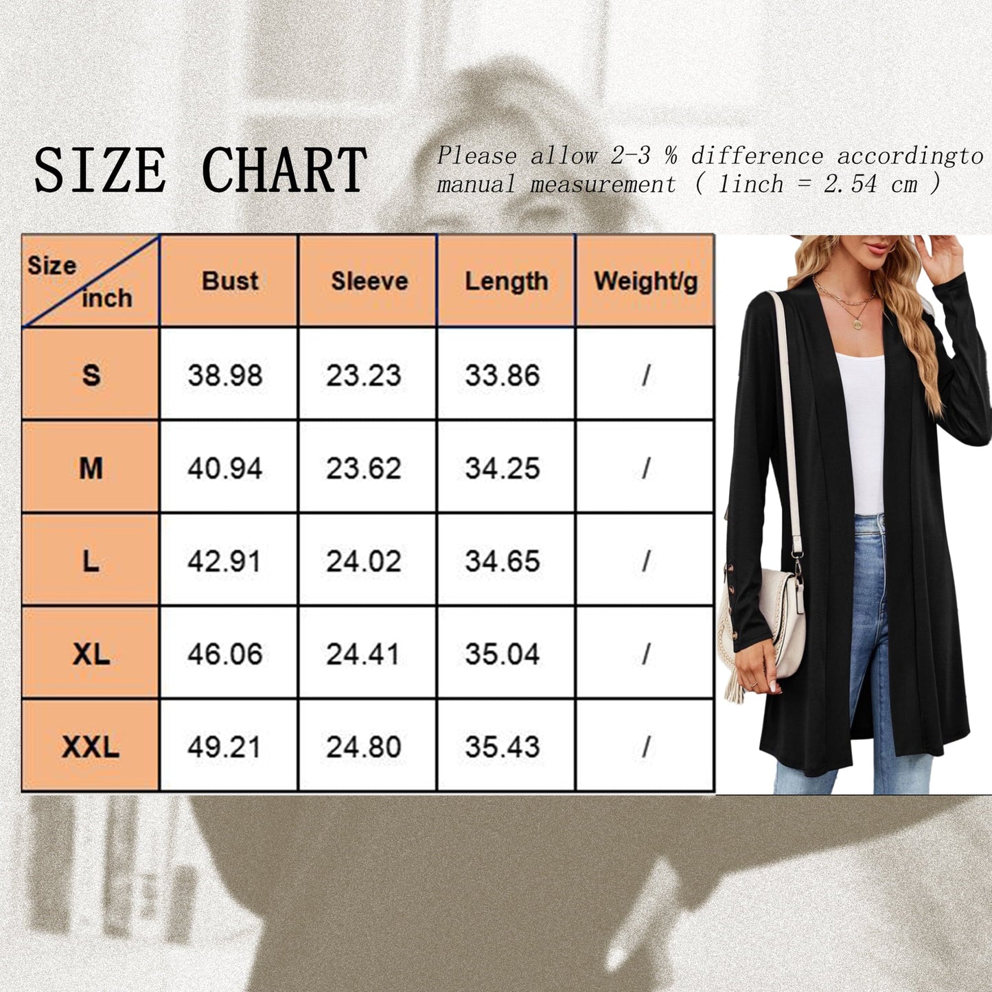 SHIBEVER Cardigan for Womens Classic Kimono Long Sleeve Cardigan Casual Open Front knit Solid Color Cardigan Lightweight Sweaters Coat Soft Outwear