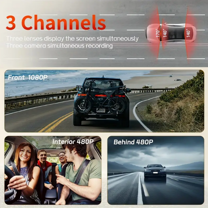 NEX-POW Dash Cam Front with Parking Mode and Night Vision