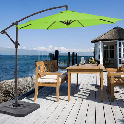 Hyleory Adjustable Octagonal Cantilever Patio Umbrella - Ultimate Shade Solution
