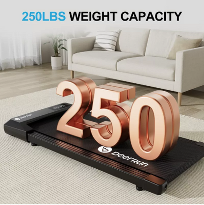 DeerRun 35.43 In Long Run Area Walking Pad, 2 in 1 Under Desk Treadmill, Walking Pad Treadmill Under Desk