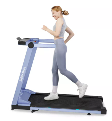DeerRun Walking Treadmills 16.53 X 44.09 Inch Running Area 3HP Folding Treadmills Folding Smart Walk Treadmills