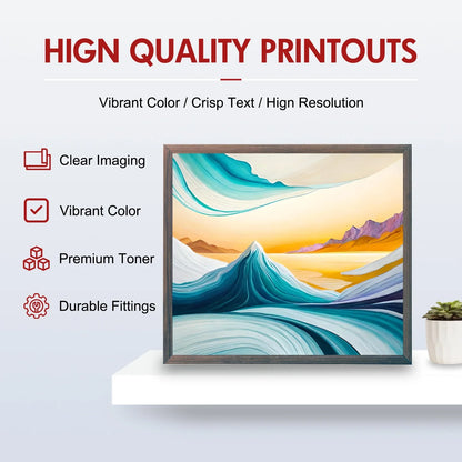 067 067H Toner Cartridge Compatible for Canon 067 067H Cartridge 067 imageCLASS MF656Cdw MF654Cdw LBP632Cdw LBP633Cdw MF653Cdw Printer High Yield CRG-067 Ink(4-Pack, Black Cyan Magenta Yellow)