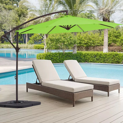 Hyleory Adjustable Octagonal Cantilever Patio Umbrella - Ultimate Shade Solution