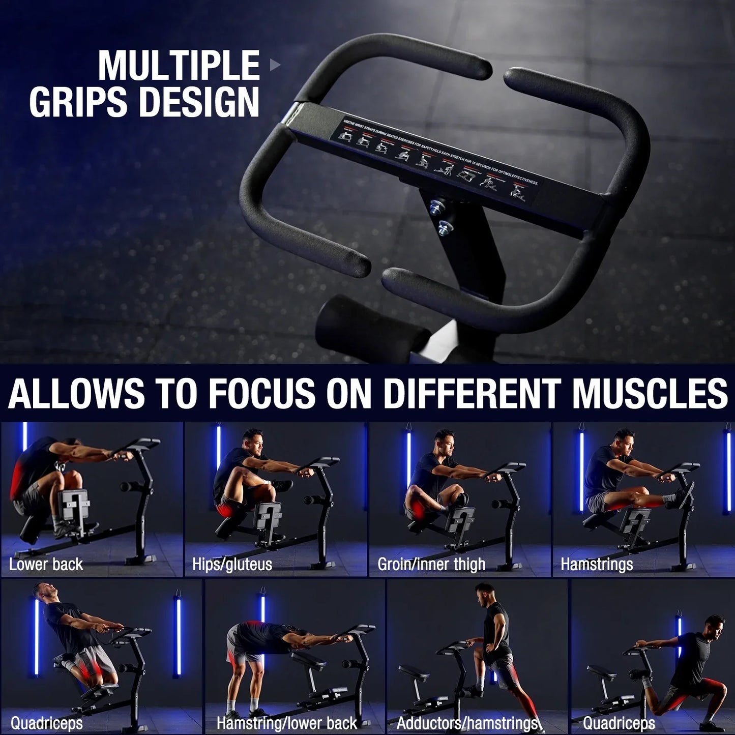 Syedee Full Body Stretching Machine - Ideal for Workouts, Exercises, Spinal Decompression, Relieve Spinal Compression and Flexibility Improvement