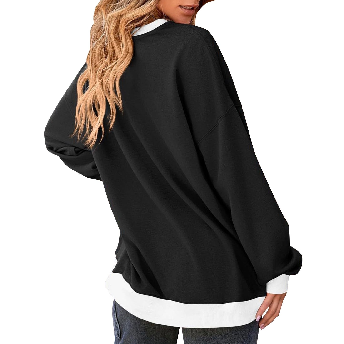 SHIBEVER Womens Long Sleeve Shirts Fall Tops Casual Loose Fit Dressy Fashion Basic Outfits Trendy Clothes 2024