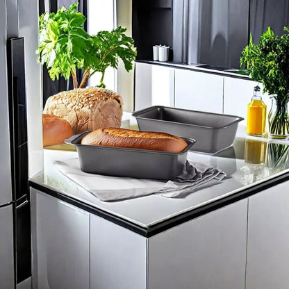 Pan,Carbon Steel Bread Toast Mold for Bakeware,Homemade Cakes,Black