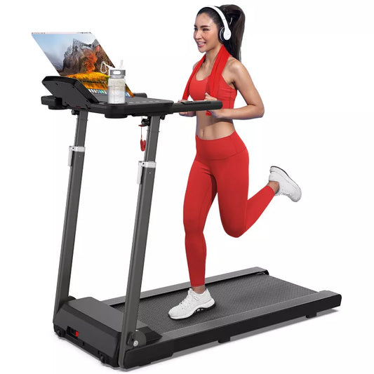 BestParts Treadmill Office Treadmill - Height Adjustable, 2.5 HP Quiet Motor, 300 lb Capacity, Foldable Walking Pad, for Home/Office