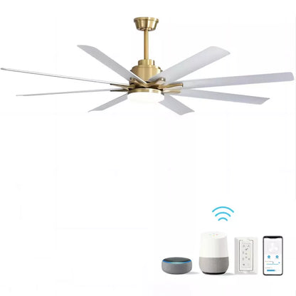 BestParts 66 Inch Ceiling Fan, Smart Ceiling Fan with Light, Quiet DC Motor, Suitable for Modern Style