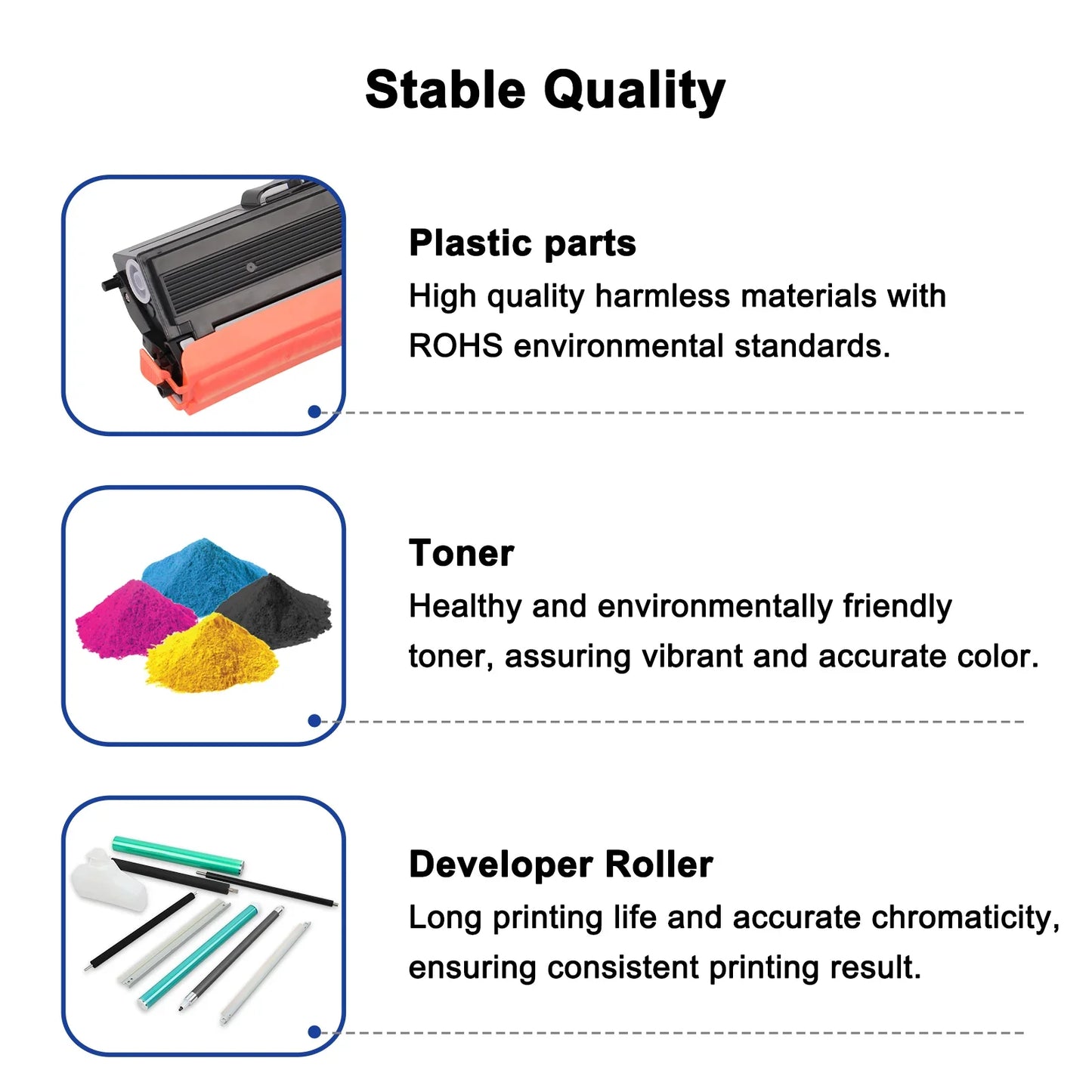 TN433 Toner Cartridge Set Compatible for Brother TN433 TN-433 TN431 TN-431 TN433BK MFC-L8900CDW for Brother HL-L8360CDW MFC-L8610CDW HL-8260CDW L8360CDWT Printer (Black Cyan Yellow Magenta, 4-Pack)