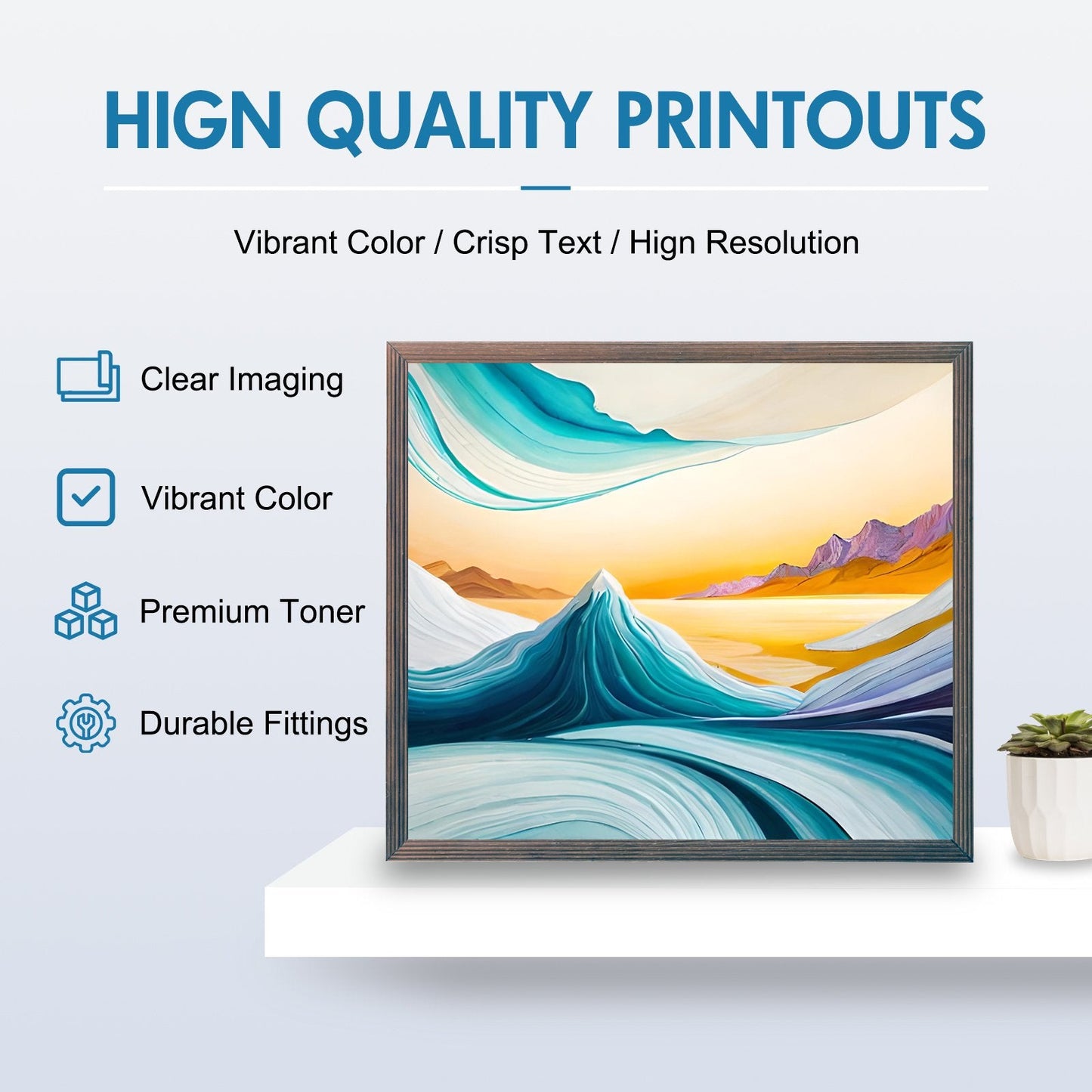 206A Toner Cartridges 4 Pack With Chip Compatible for HP 206A 206X 206 W2110A W2111A W2112A W2113A W2110X Color Laserjet Pro MFP M283fdw M283cdw M255dw M283 M255 Printer (Black Cyan Yellow Magenta)