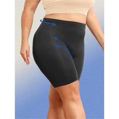 Anyfit Wear Plus Size Mid Waisted Body Shaper Shorts Shapewear for Women Tummy Control Thigh Slimming Panties