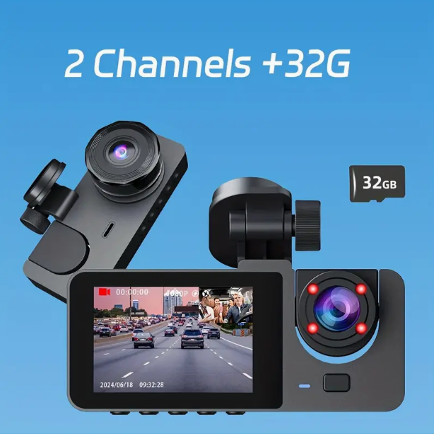 NEX-POW Dash Cam Front with Parking Mode and Night Vision