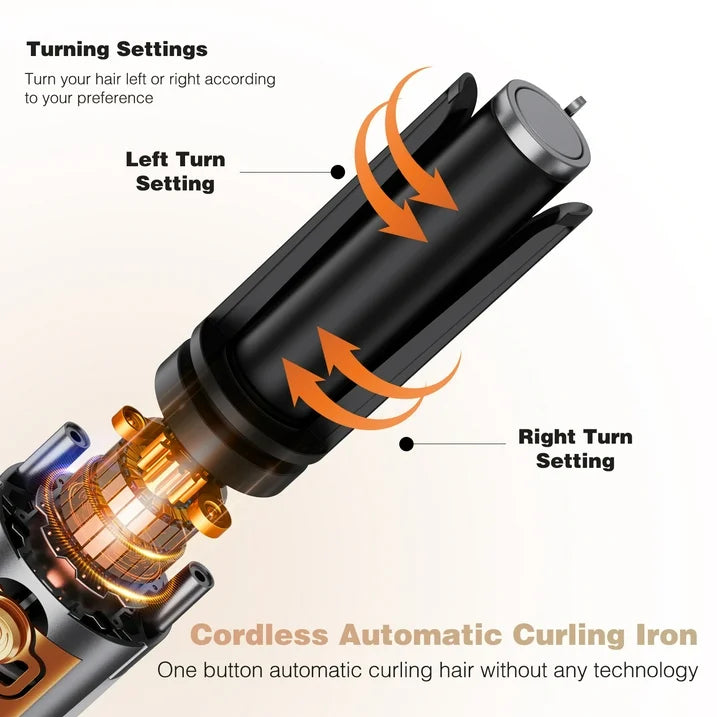 NEXPURE Curler 2 in 1 Flat Iron Curling Iron in One for Curl Wave Straighten Hair