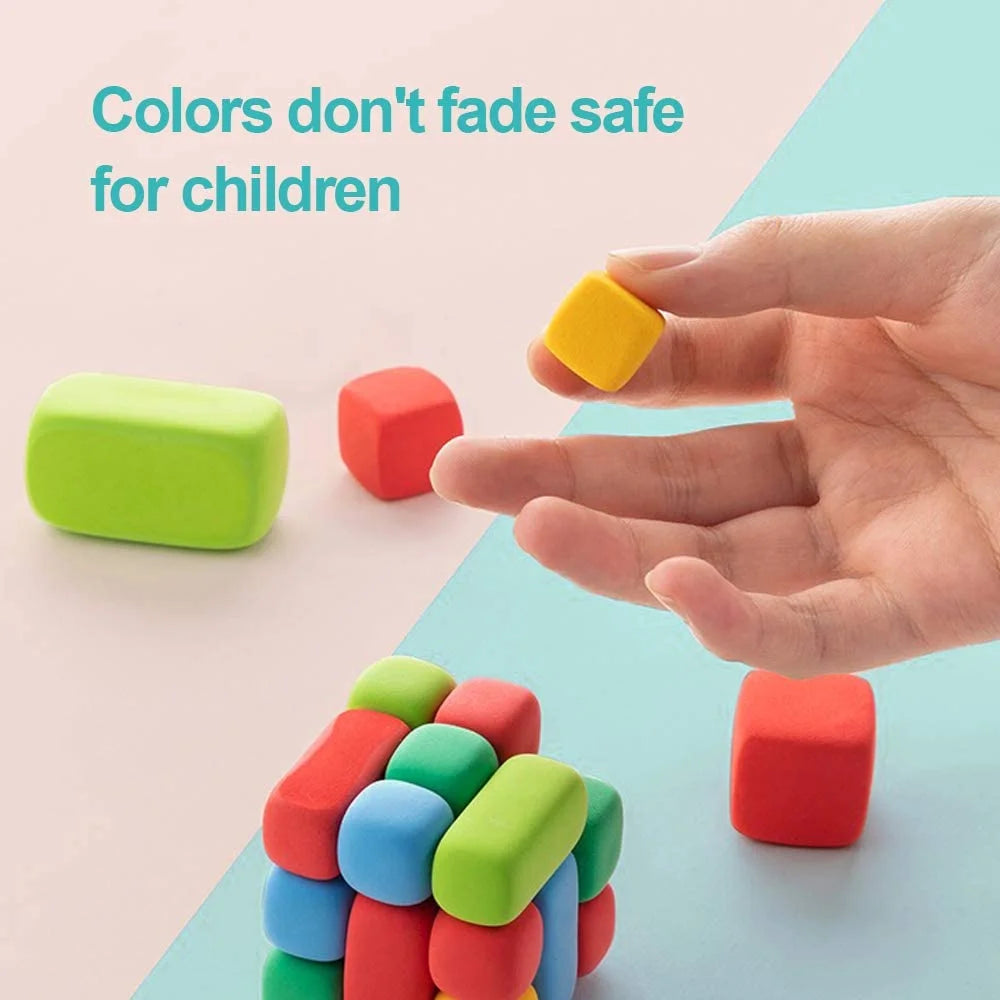 Tomorotec 33 Colors Air Dry Polymer Clay Super Soft, Ultra Light Foam Clay for Children Non-Toxic Eco-Friendly Magical Modeling Clay with Tools Set