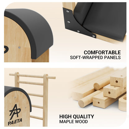 Pilates Ladder Bucket,Pilates Barrel, Pilates Reformer Workout Machine for Yoga,Home and Studio-Pilates Fitness Equipment for Balance,Core Strengthening and Stretching Balanced for Body Exercises