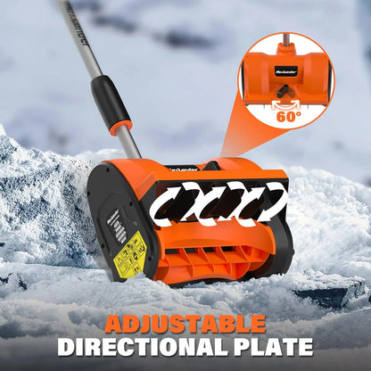 MAXLANDER Cordless Snow Shovel, 20V 12-Inch Electric Battery Snow Blower with Adjustable Handle (4.0Ah Battery, Charger and Cover Included)