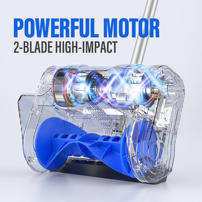 SOYUS 11" Electric Snow Shovel, Snow Blower with Adjustable Front Handle, 10 Amp