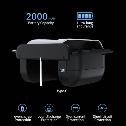 1-2 Deck Automatic Card Shuffler, Rechargeable 2000mAh Electric Card Shuffler 2 Deck for UNO, Poker, Phase 10, Skip-Bo, Texas Hold'em, Blackjack, Cards Game