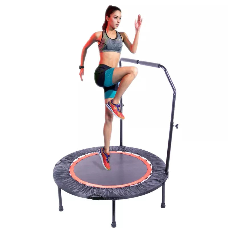 VisioGear Trampoline, 40" Mini Kids Trampoline, Indoor Outdoor Toddler Bouncer, Black, 39.37*39.37*45.28