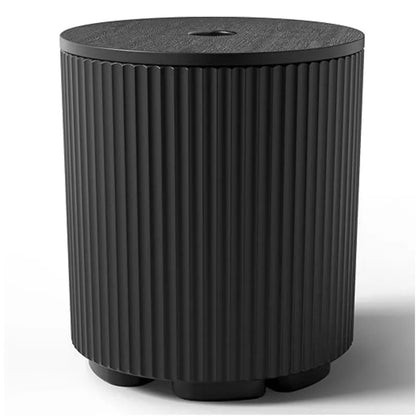 BENCMATE Umbrella Bases, Portable Umbrella Base Stand with Table and Storage Space, All Weather Umbrella Base for Patio, Black, 14.8"*14.8"*16.7