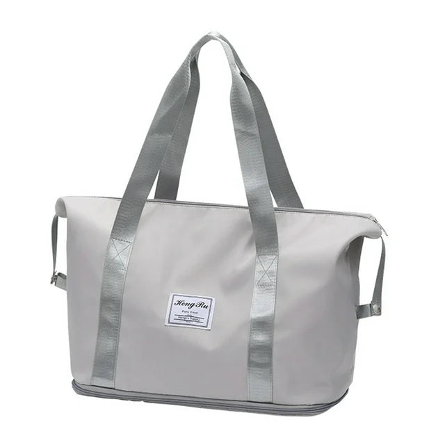 Travel Duffle Bag, Waterproof Weekender Bag Carry On Tote Bags for Women, Travel Essentials Sport Gym Bag for Men, Hospital Bag for Labor and Delivery, Overnight Bag Luggage Bag with Trolley Sleeve