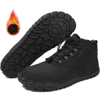 Waterproof Winter Hiking Boots Barefoot Shoes Thermal Fleece, For Men/Women, Trail Running Non-Slip