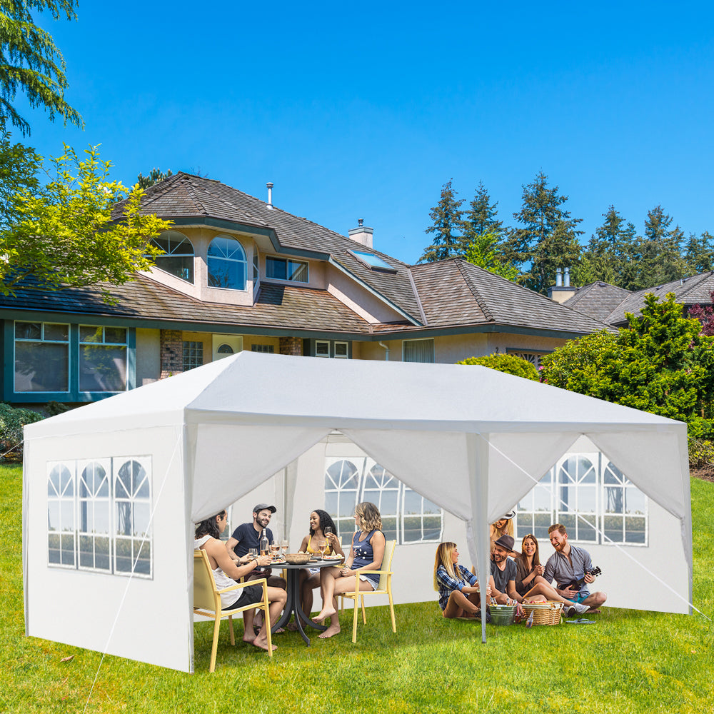10'x20' Wedding Party Canopy Tent,6 Removable Sidewalls Great for Outdoor
