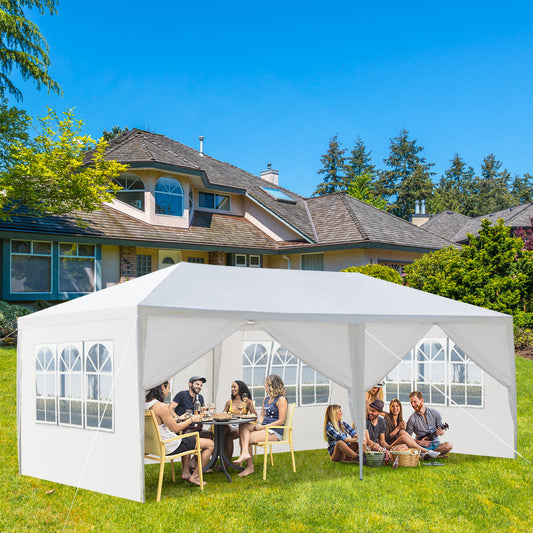 10'x20' Wedding Party Canopy Tent,6 Removable Sidewalls Great for Outdoor