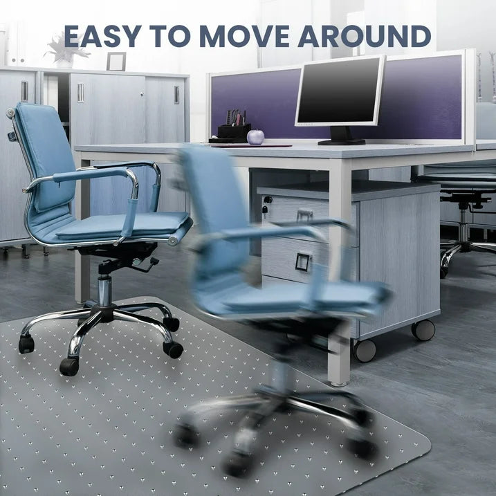 VAVSEA Office Chair Mat for Carpet Floor, Computer Desk Chair Mat for Low Pile Carpet, 36 x 48 Heavy Duty Polycarbonate Clear Floor Mat for Home Office