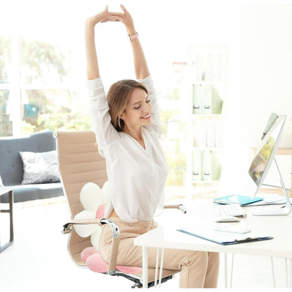 2 Pack Flower Pillows, 16 in Cute and Comfortable Floor Cushions Soft Fun Plant Throw Pillows Preppy Aesthetic Room Decor for Couch Sofa Chair