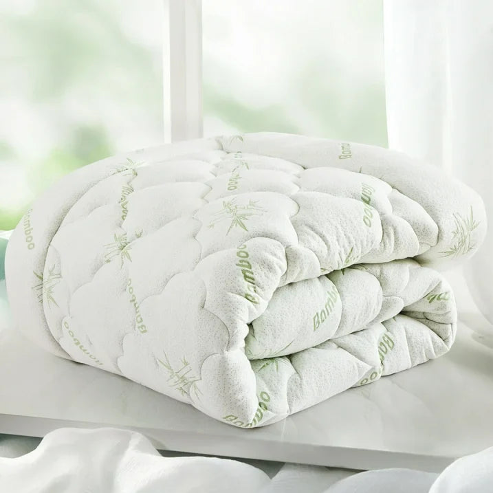 Arsny Bamboo Bedding Quilted Fitted Mattress Topper Queen Size 60"x80"