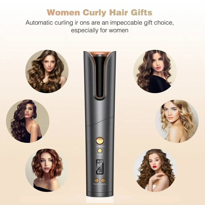 NEXPURE Curler 2 in 1 Flat Iron Curling Iron in One for Curl Wave Straighten Hair