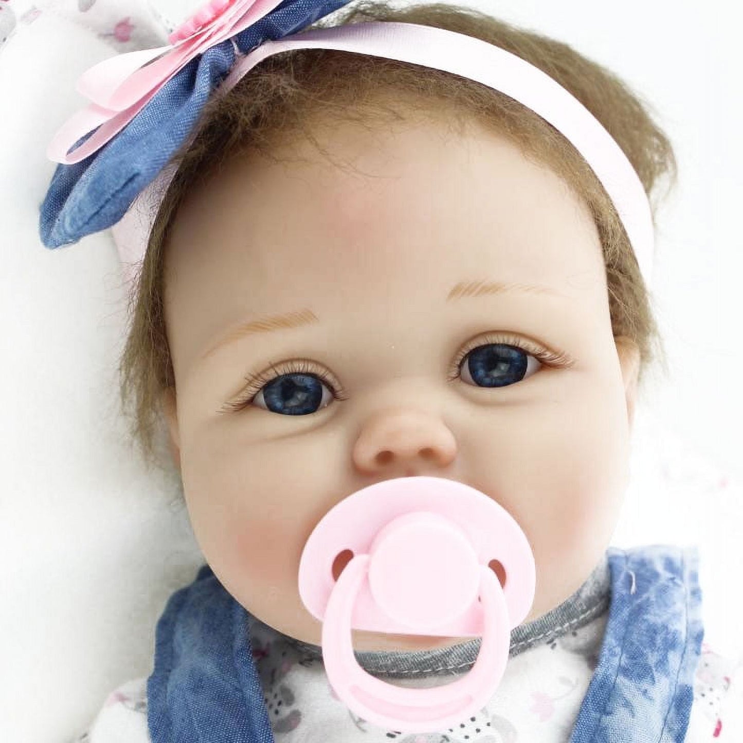 Zimtown 22" Reborn Baby Doll, Realistic Newborn Lifelike Vinyl Girl Baby Doll