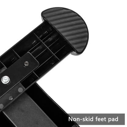 Zimtown Fitness Cycling Exerciser Mini Pedal Exercise Bike, Under Desk Elliptical Bicycle Trainer with LCD Display, for Indoor Home Gym Cycle, Leg Arm Workout, Silver