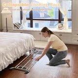 JOZ 450 lbs Heavy Duty Commercial Garment Rack with Shelves, Adjustable Rolling Clothes Rack - Chrome Finish